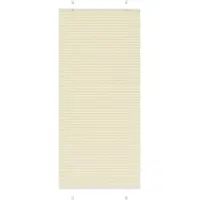 vidaXL Plissé rolgordijn 100x200 cm stofbreedte 99,4cm polyester crème