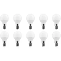 Technik LED Globelamp G80 E14 Mat - 4.9W 470lm 6000K - Koudwit - Vervangt 40W - 10 stuks