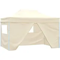 vidaXL Partytent Crème 291 x 431 x 315 cm Oxford Stof