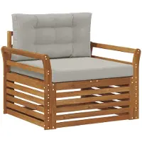 vidaXL Buitensofa Massief Acacia Hout en Polyester