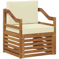 vidaXL Buiten bank set Massief Acacia Hout en Polyester