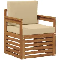 vidaXL Buiten bank set Massief Acacia Hout en Polyester