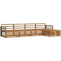 vidaXL Buiten bank set 5 pcs Naturel Massief Acacia Hout
