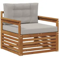 vidaXL Buitensofa Massief Acacia Hout en Polyester