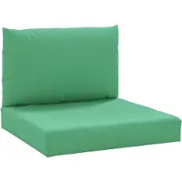 vidaXL Palletkussens 2 st stof groen