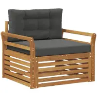 vidaXL Buitensofa Massief Acacia Hout en Polyester