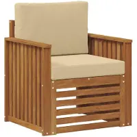 vidaXL Buiten bank set Massief Acacia Hout en Polyester
