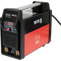 YATO MMA 200 A inverterlasser met PFC-functie en pulsfunctie