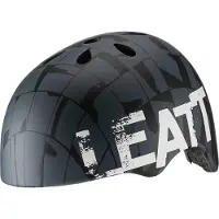 Leatt MTB Trail 1.0 Junior Zwart Grijs Kinder Fietshelm Maat