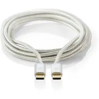 Nedis USB-Kabel | USB 3.2 Gen 2 | USB-C Male naar USB-C Male | 10 Gbps | 1 m | 1 stuks - CCTB64750AL10 CCTB64750AL10