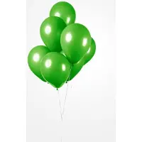 Partyxplosion 25 Ballonnen Appeltjes groen, 30 cm , 100% biologisch afbreekbare Ballonnen, Helium geschikt, Verjaardag, Feest