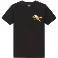 Malelions T-shirt met backprint zwart Jongens Stretchkatoen Ronde hals - maat 152