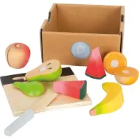 Small Foot - Houten Snij- en Speeleten Fruit Set, 13dlg.