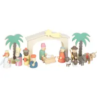 Small Foot Design - Houten Kribbe Kerstverhaal Speelset