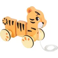 Small Foot - Houten Trekdier Tijger Safari FSC