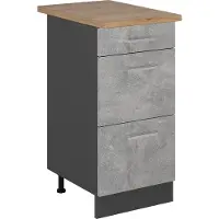 Vicco R-Line Keukenonderkast – 40 cm met laden, WB Eik Beton