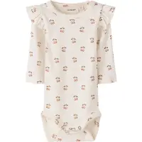 Lil´ Atelier Rompertje/body bruin / wit