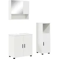 vidaXL Badkamermeubel Set 3 st Wit 61 x 35 x 64 cm