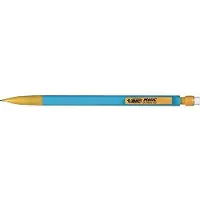 BIC : VULPOTLOOD HB 0,7MM "MATIC FUN" + GOMTOP EN 3 MINEN - GEKLEURDE CLIP