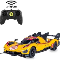 Jamara RC voertuig Auto - 402263 RC Auto - Ferrari 499P-N83 - 2,4GHz - Geel RC Model Kant en Klaar - 1:24 Bestuurbare Auto