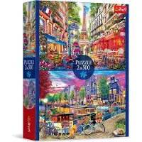 Trefl puzzel - Europese hoofdsteden - 2x500 stukjes legpuzzel.