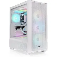 Thermaltake S380 TG ARGB Snow White Midi-tower PC-behuizing Sneeuwwit 2 voorgeïnstalleerde ventilators