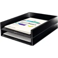 Leitz Brievenbak WOW Dual , zwart/zwart