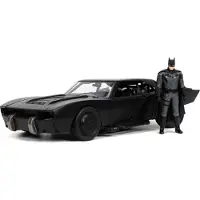 Jada Auto 1:24 Batmobile The Batman met Batman-figuur Zwart Dc Comics 2022