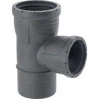 Geberit Silent-Pro T-stuk 87,5°, DN 150 / 100, dø 160 mm, 393.751.14.1