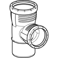 Geberit Sanitair installatiemateriaal, Grenrør Silent pro 110-50mm - 87gr.