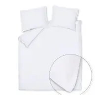 Vandyck Dekbedovertrek Pure Serene White Katoen-140 x 200 / 220 cm | 1-Persoons