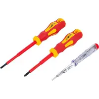 Schwan BGS VDE schroevendraaierset - 3 delig