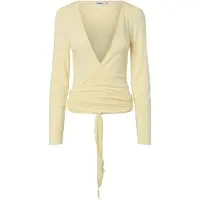 Pieces Shirt 'PCROYA' lichtgeel