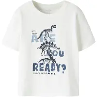 Name it Shirt 'NMMFABIAK' navy / duifblauw / zwart / wit