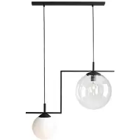 Aldex Hanglamp Zac, dimbaar, zwart, Woon-/ Eetkamer, metaal, Modern, hanglamp