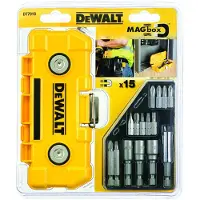 DeWalt DT7918 15 delige bitset in cassette