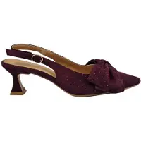 Babouche Gia-2 Slingbacks | Maat 38 Dames Bordeaux