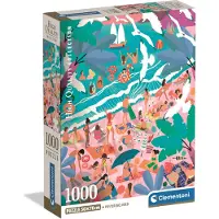 Clementoni - Puzzel - 1000 Stukjes - Zondag Op Het Strand - Puzzel Voor Volwassenen - High Quality Collection