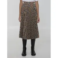 Burberry Geborduurde polyesterblend rok