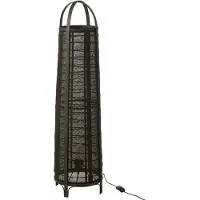 Jline lamp Don - katoen/bamboe - zwart