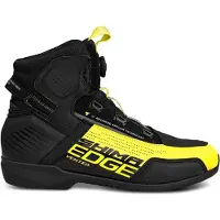 SHIMA Edge Vented Zwart Geel Motorschoenen Maat 47