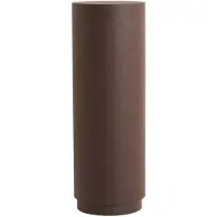Light & Living ALURIA zuil metaal mat chocoladebruin Ø35x100 cm sokkel -