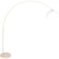 Steinhauer Booglamp Sparkled Light Creme Met Witte Bol Kap Ø 45cm