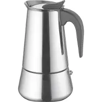 Weiss Espressomachine 6 kopjes roestvrij staal, Espresso pot, Grijs