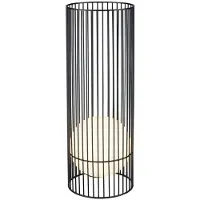 SLV Vloerlamp Sun Grid zwart 2700K