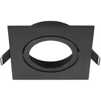 SLV Inbouwring New Tria 95 Vierkant Zwart Zonder Fitting