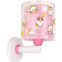 DALBER Kinder Wandlamp Kawaii Friends Roze Glow In The Dark
