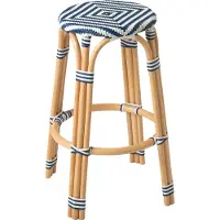 Jline kruk Geo - rotan - wit - 2 stuks