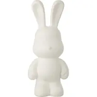 J-Line decoratie Konijn Eddy - polyresin - wit - large