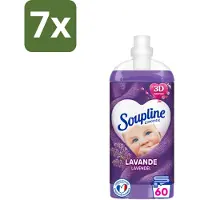 Soupline Wasverzachter Lavendel 1350 ml - Bulkverpakking - 7 stuks